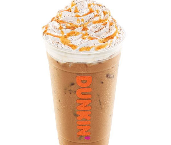 Caramel Swirl Latte Dunkin Donuts SG